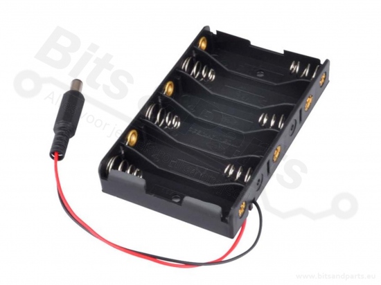 Batterijhouder AA penlite x 6 (9V)